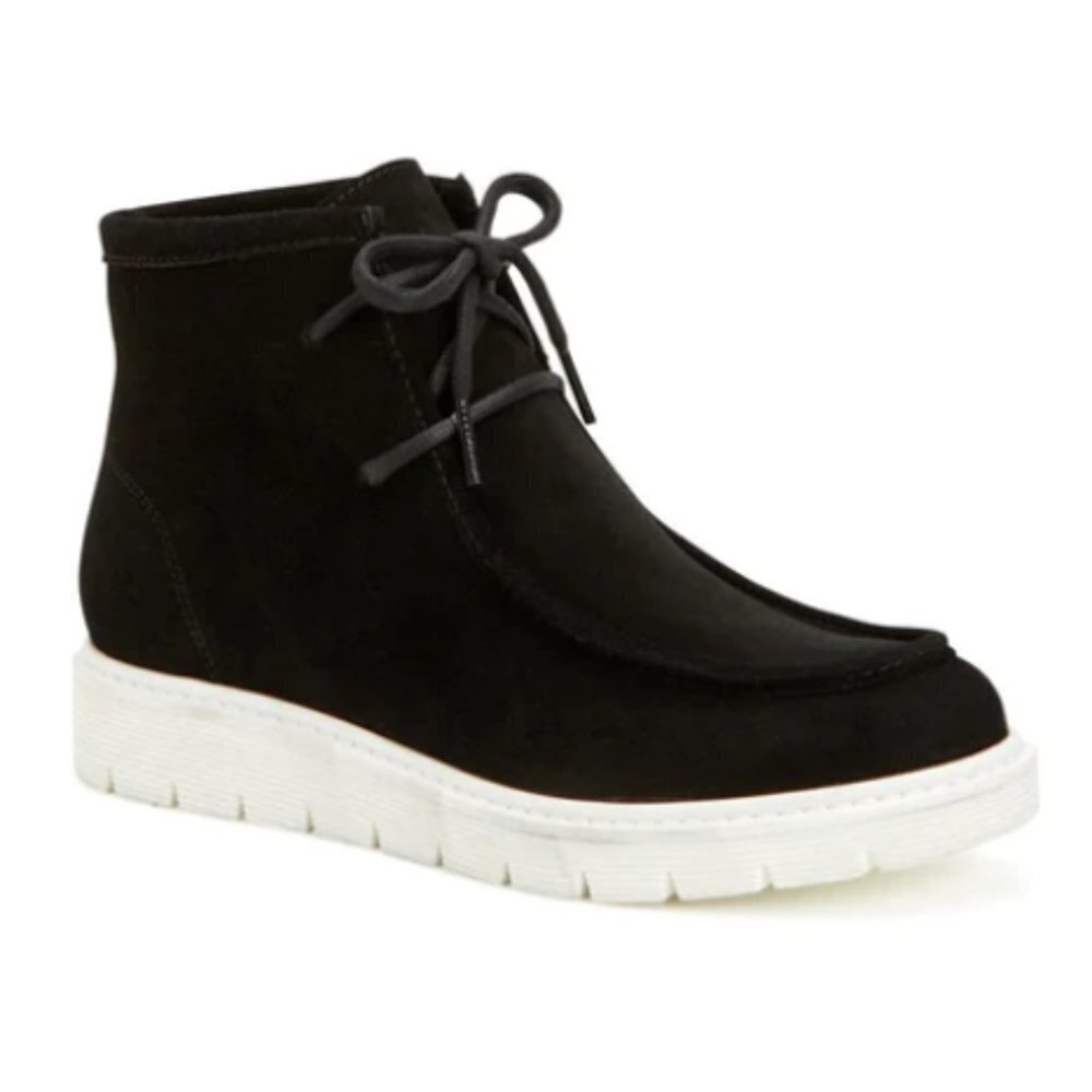 Aquatalia Kayden Black Suede Bootie